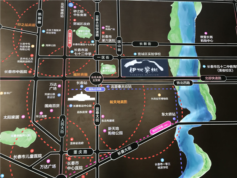 伊河棠樾交通图