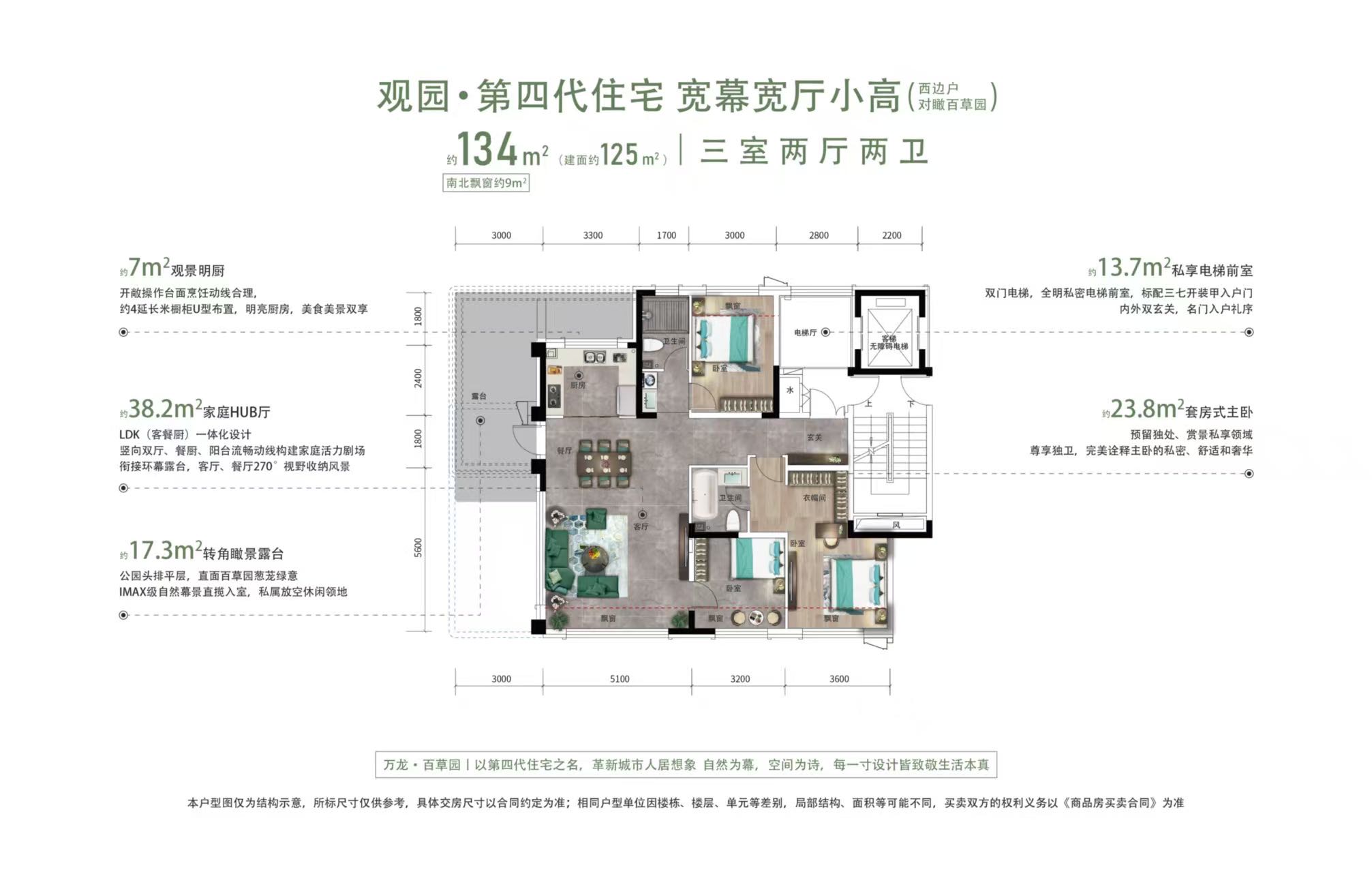 万龙百草园125边户户型