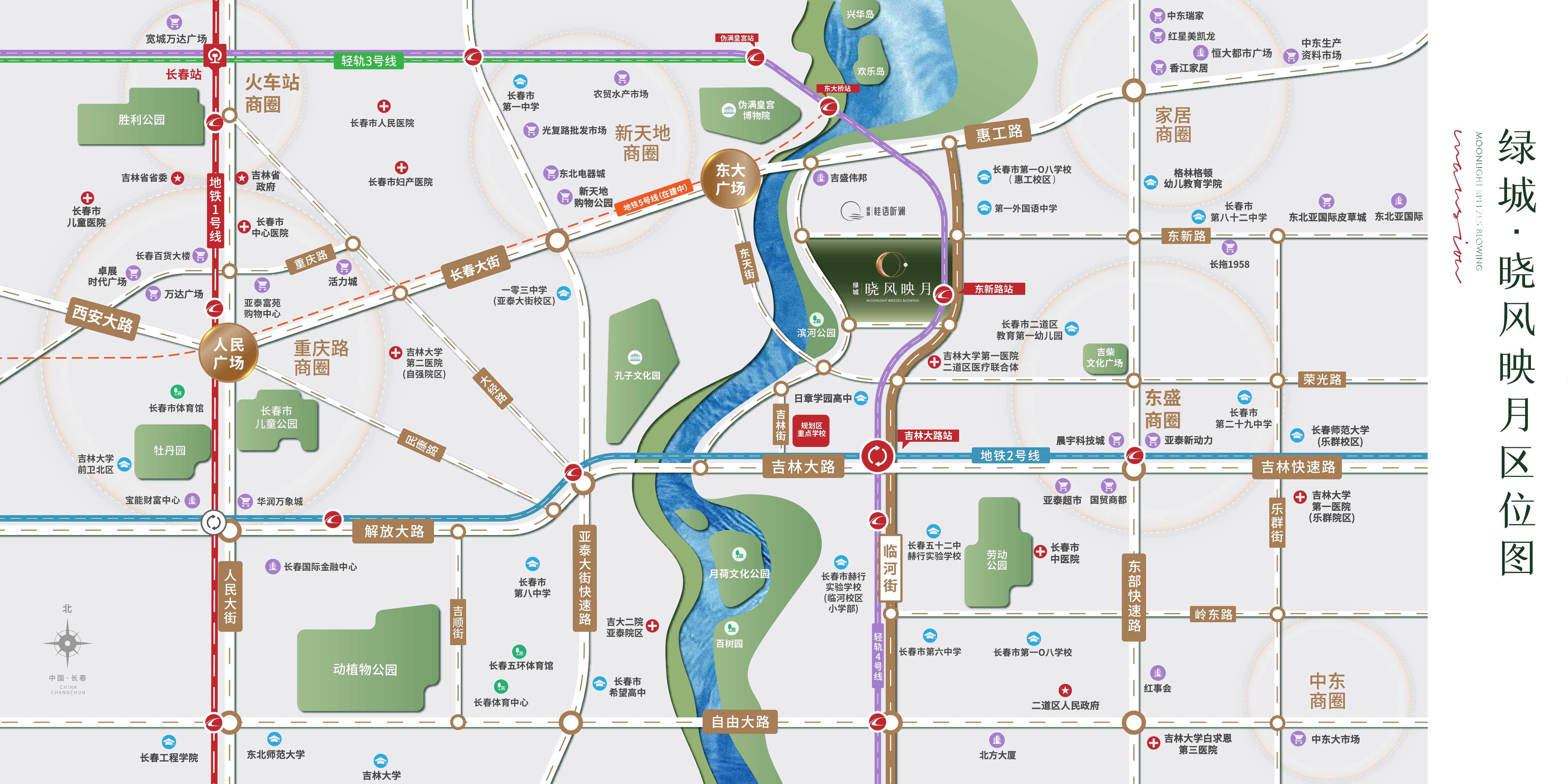 绿城晓风映月区位图