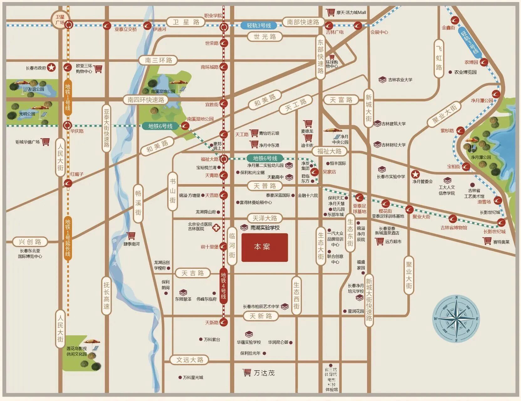 兰亭南湖学府上院区位示意图
