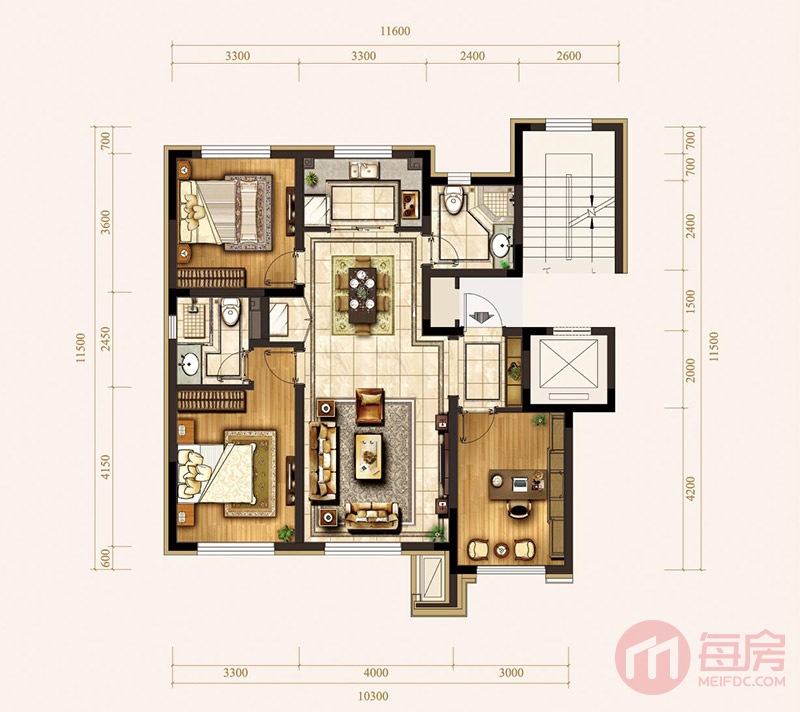 国信净月府B户型