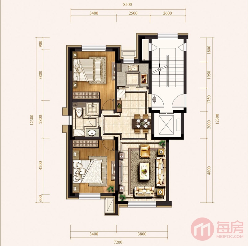 国信净月府A户型