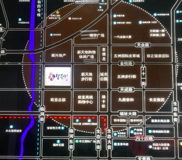 智荟街交通图