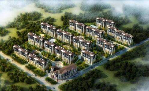 华盛净月壹号售楼处装修中 预计5月份开盘