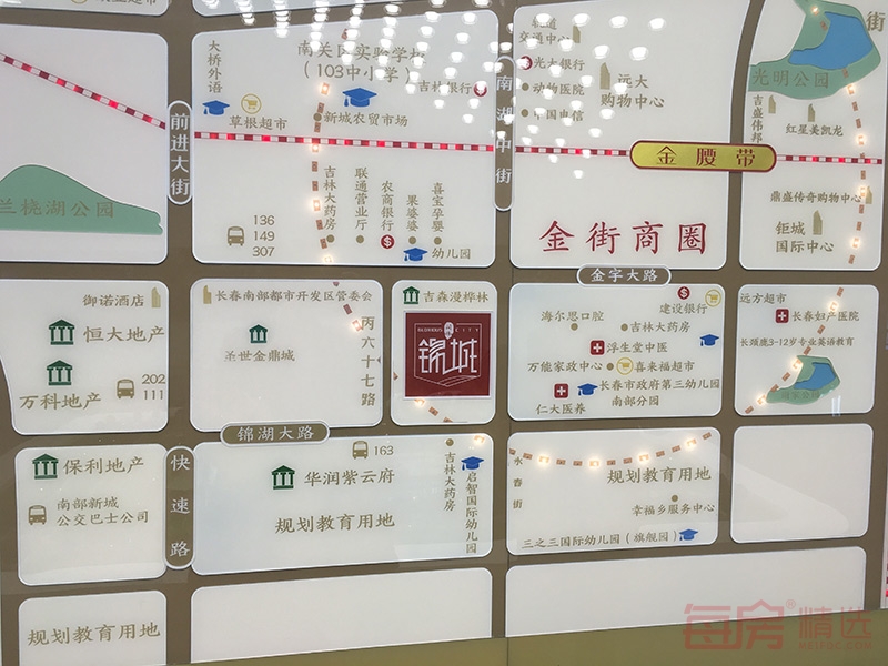 润德锦城交通图