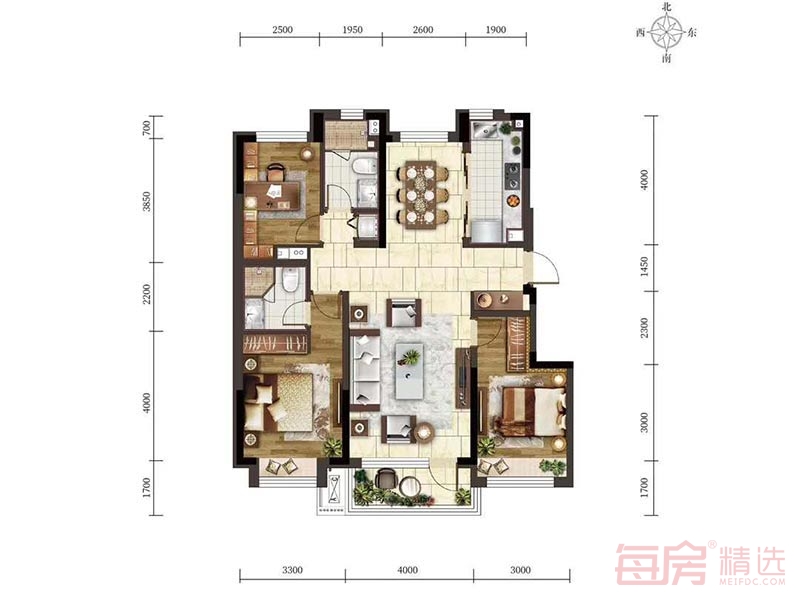 华润橡树湾六期平邸小高129平