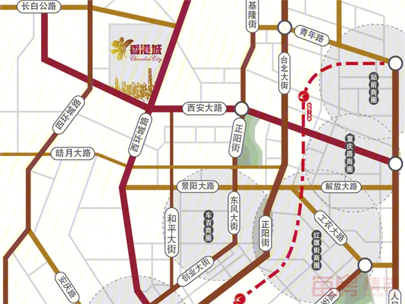 香港城交通图