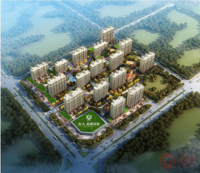 恒大北湖印象建面约86-144㎡瞰景高层 免装交付